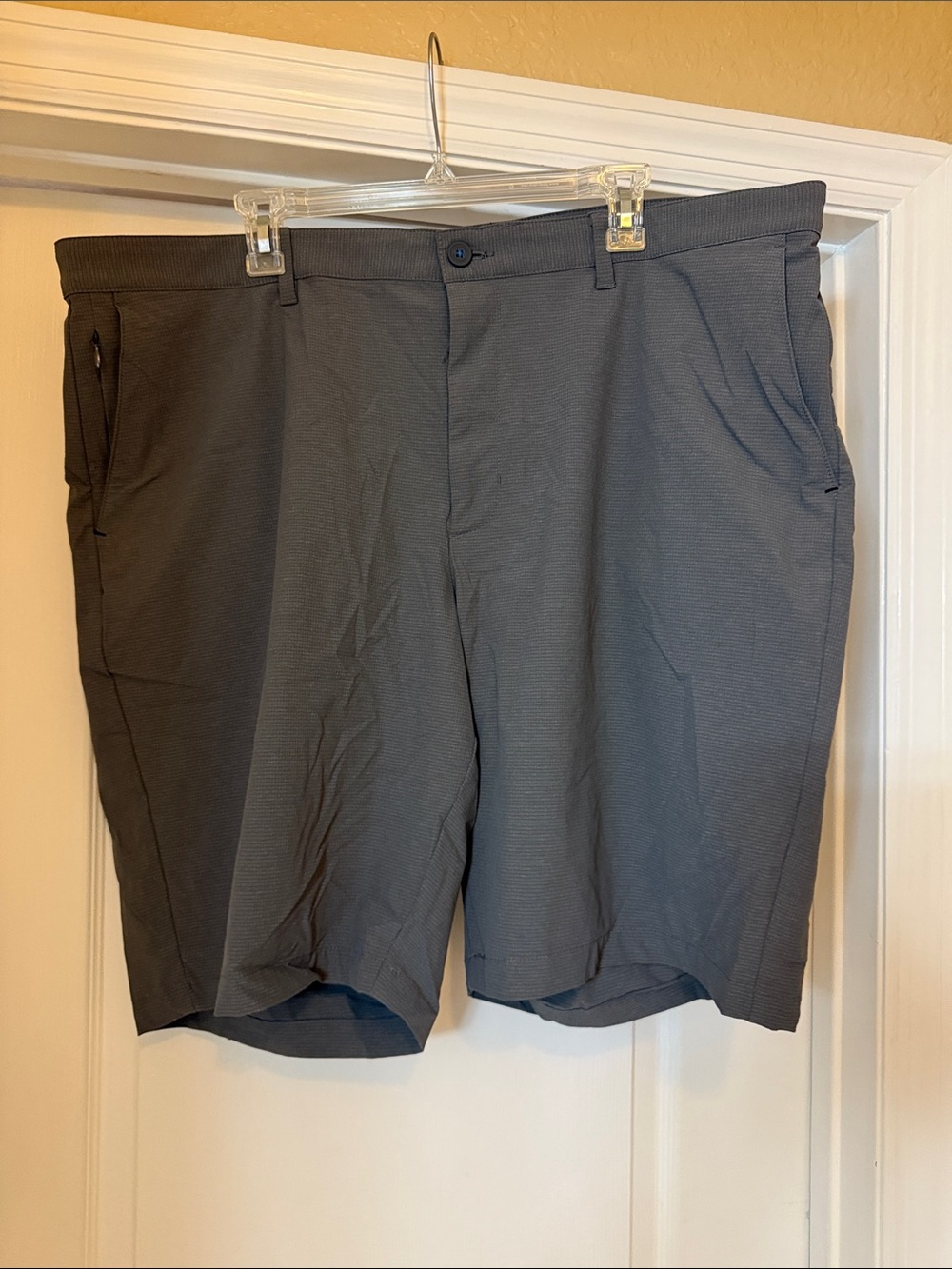 Tommy Bahama Gray Stretch Hybrid Shorts